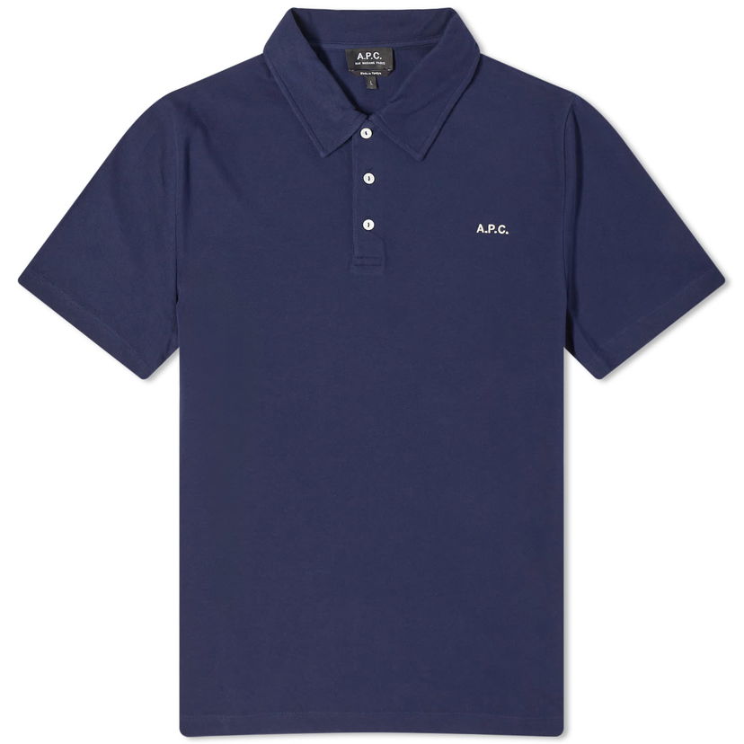 Poolopaita A.P.C. Carter Logo Polo Tee Tummansininen | COGWZ-H26342-IAK