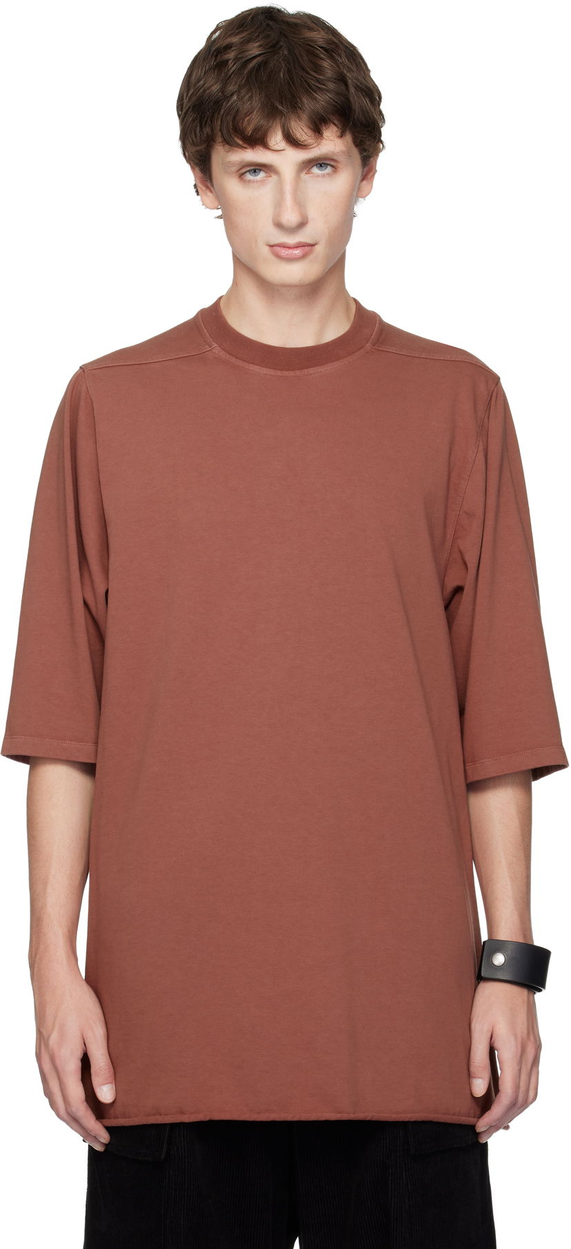 T-paita Rick Owens Concordians Jumbo SS T-shirt Ruskea | RR02E1274 RIG