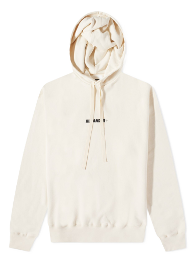Huppari Jil Sander Plus Logo Popover Hoody Beige | J47GU0002-J20010-279