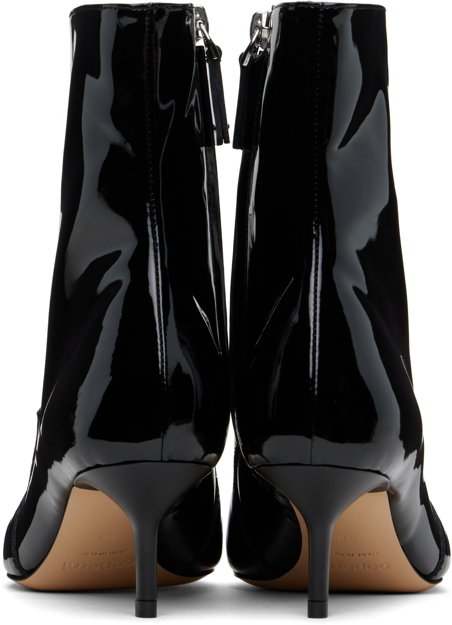 Tennarit ja kengät Coperni Star Cut-Out Low Heel Boots Musta | COPSH71F6026, 1