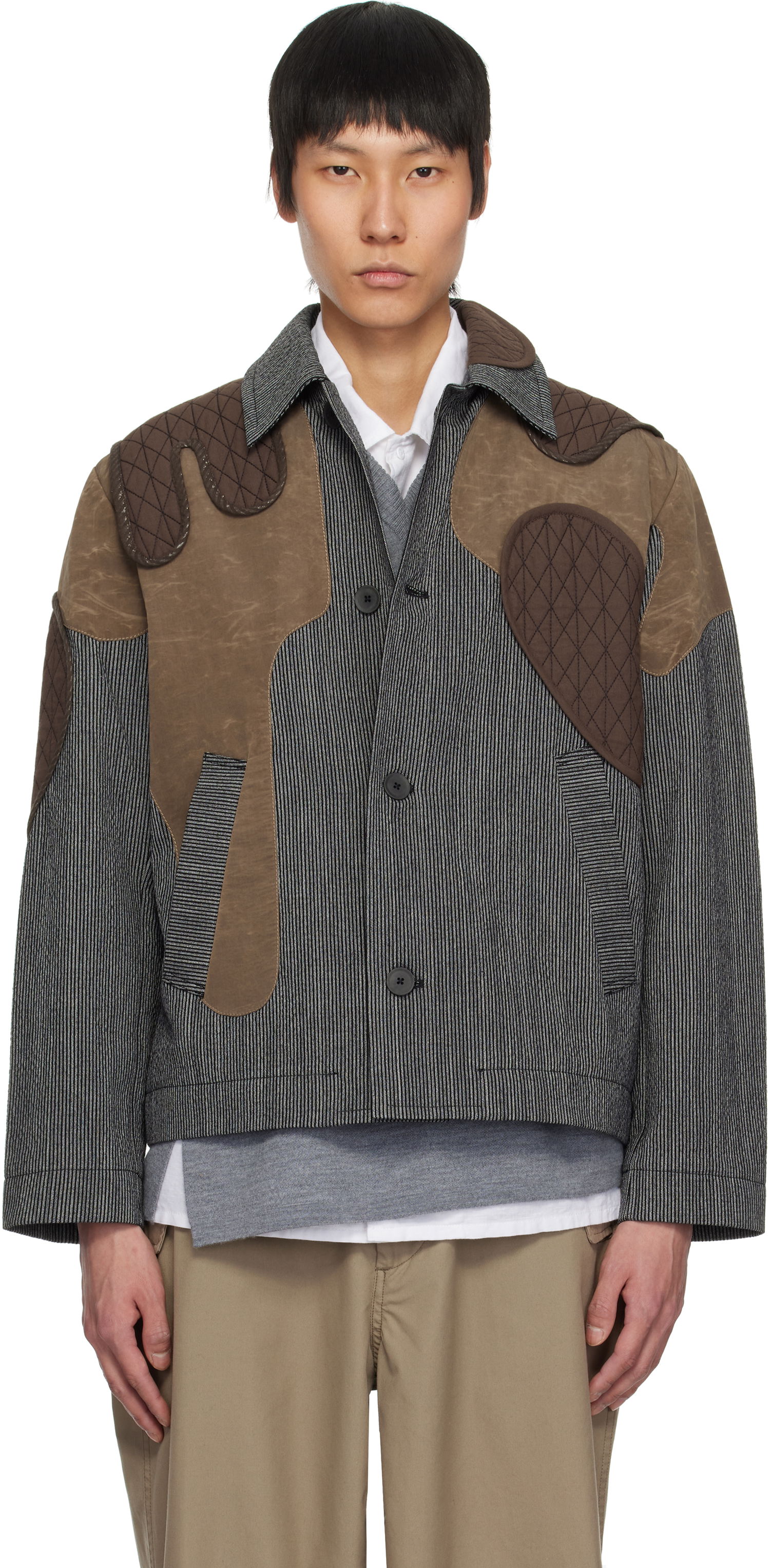 Takki Craig Green Craig Green Utility Patch Jacket Ruskea | CGSS25CWOJKT83, 0