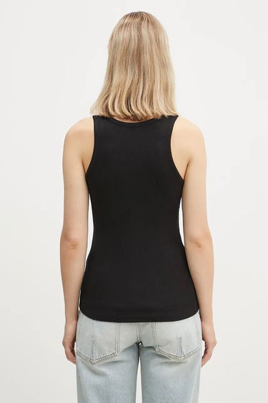 Tankkitoppi Coperni Rib Logo Tank Top Musta | COPJS12F5006, 2