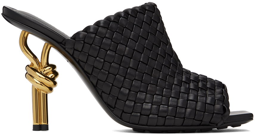 Tennarit ja kengät Bottega Veneta Knot Mules "Black" Musta | 754143 V2P50, 0