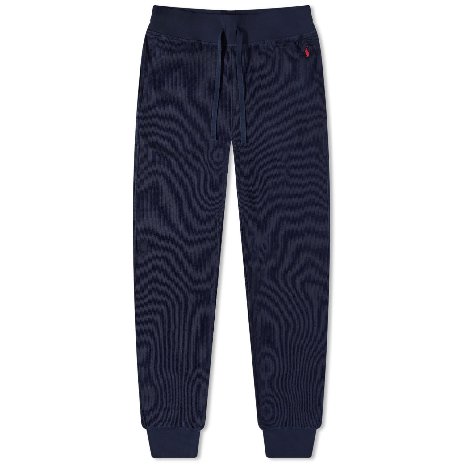 Pyjama Polo by Ralph Lauren Waffle Lounge Cuffed Jogger Tummansininen | 714899616002, 0
