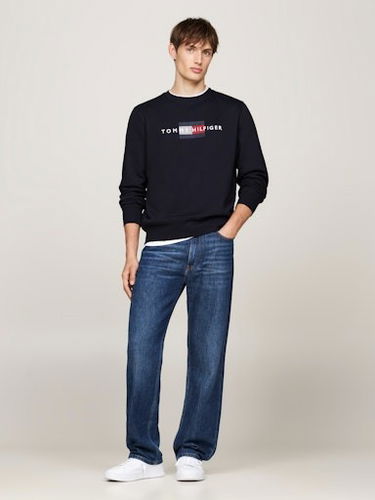 Huppari Tommy Hilfiger Pullover Sweatshirt Musta | MW0MW35541DW5, 4