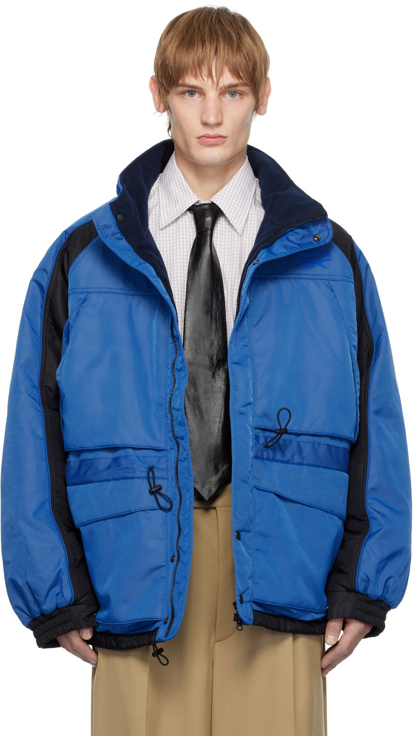 Puffer takki HED MAYNER Oversized Utility Jacket Sininen | RMEC002C99FAB0014510