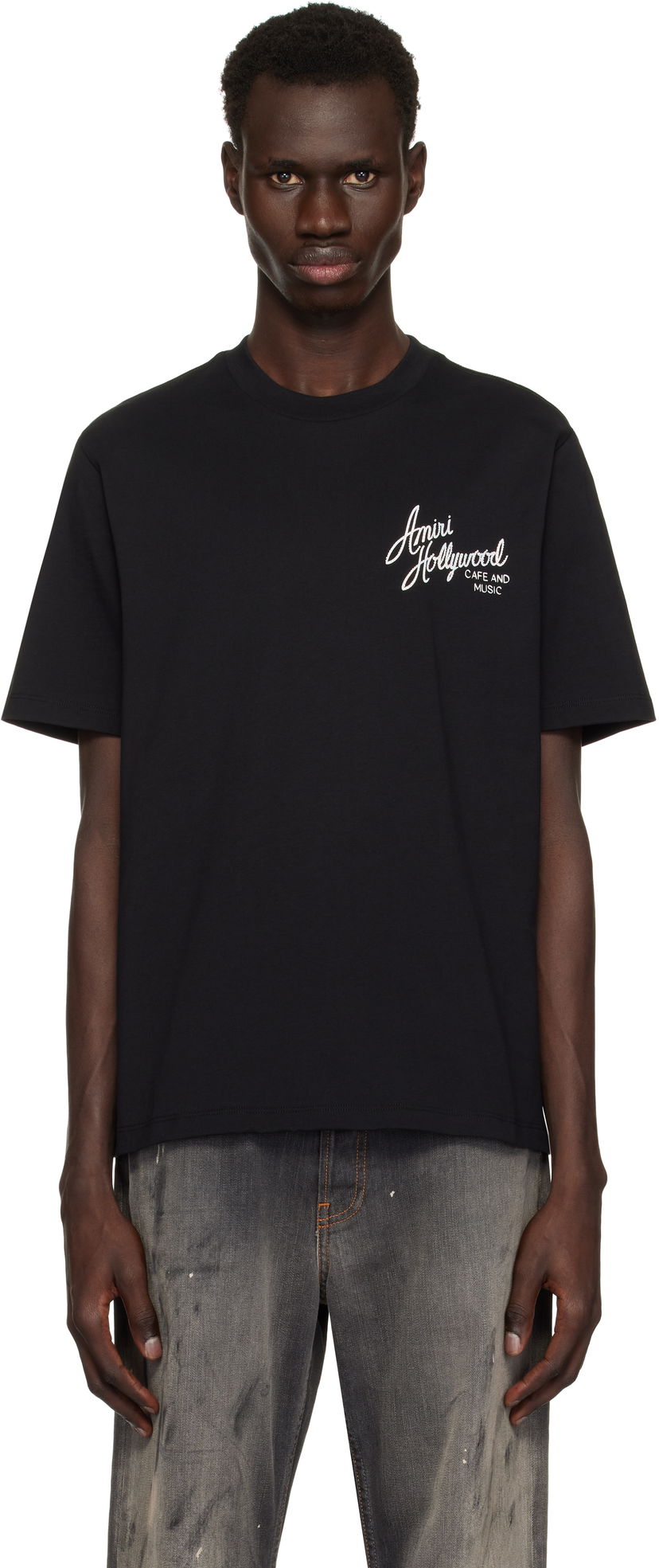 T-paita AMIRI Amiri Hollywood T-Shirt Musta | AMJYTE1163