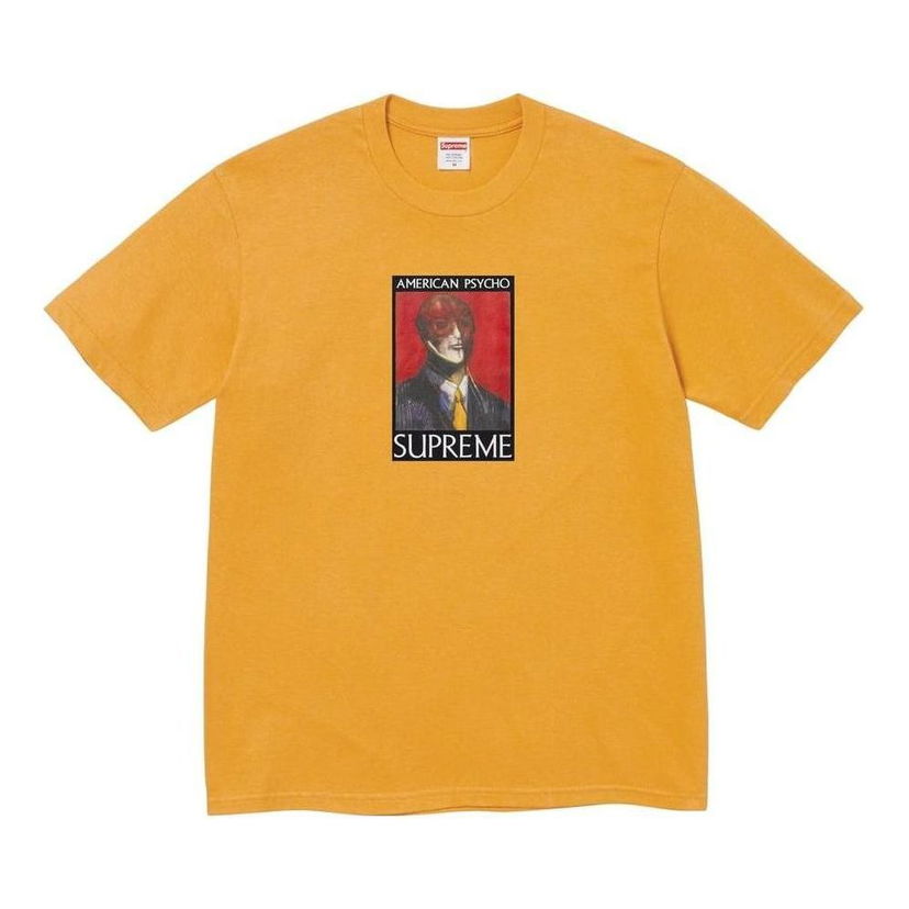 T-paita Supreme American Psycho Graphic Print T-Shirt Keltainen | SUP-FW23-131