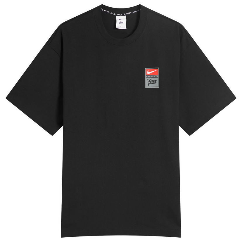 T-paita Nike Team Patta T-Shirt, Size Large Musta | HJ0741-010