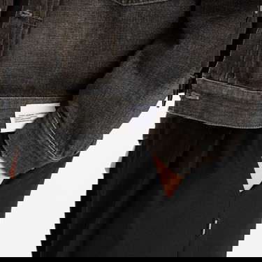 Takki Neighborhood Neighborhood Washed Denim Type-2 Jacket, Size Large Musta | 251XBNH-JKM02-BLK, 5