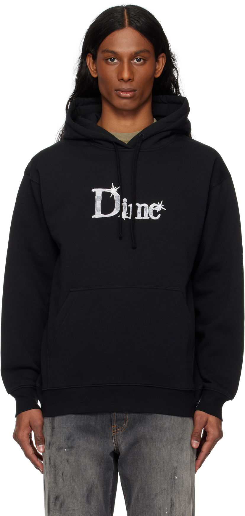 Huppari Dime Shiny Classic Hoodie Musta | DIME2SP2545BLK