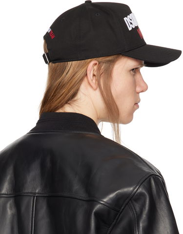 Korkki DSQUARED2 Dsquared2 'Milano' Baseball Cap Musta | BCM0917-05C00001-2124, 2