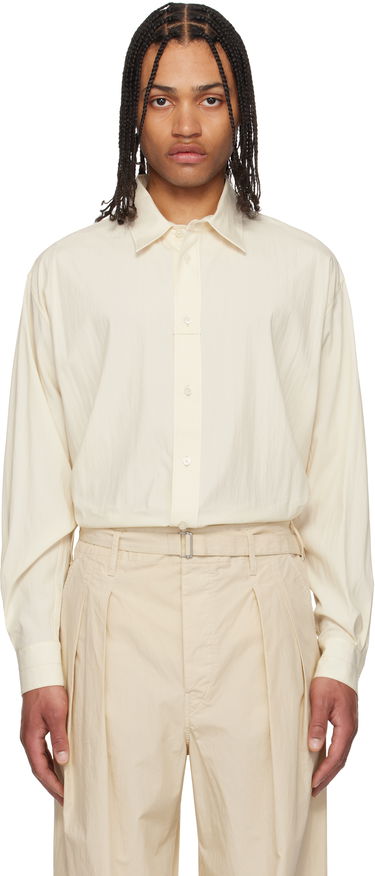 Paita LEMAIRE Lemaire Loop Button-Up Shirt Beige | SH1169 LF1370, 0