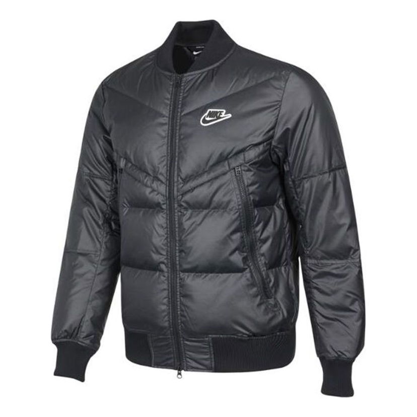 Bomber-takki Nike Sportswear Down-Fill Windrunner Jacket Musta | DJ0430-010
