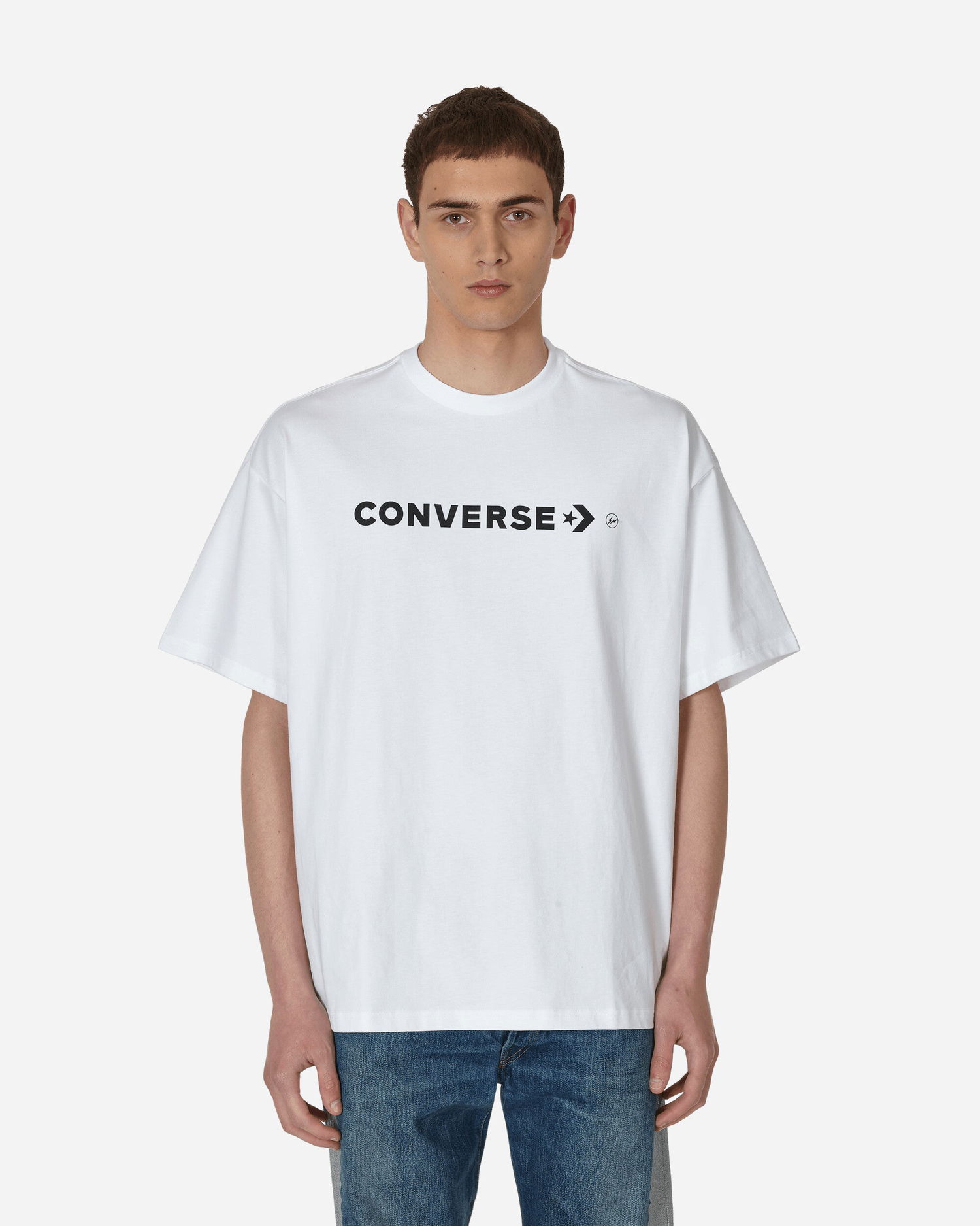 T-paita Converse x FRGMT T-Shirt Valkoinen | 10025970-A01, 0