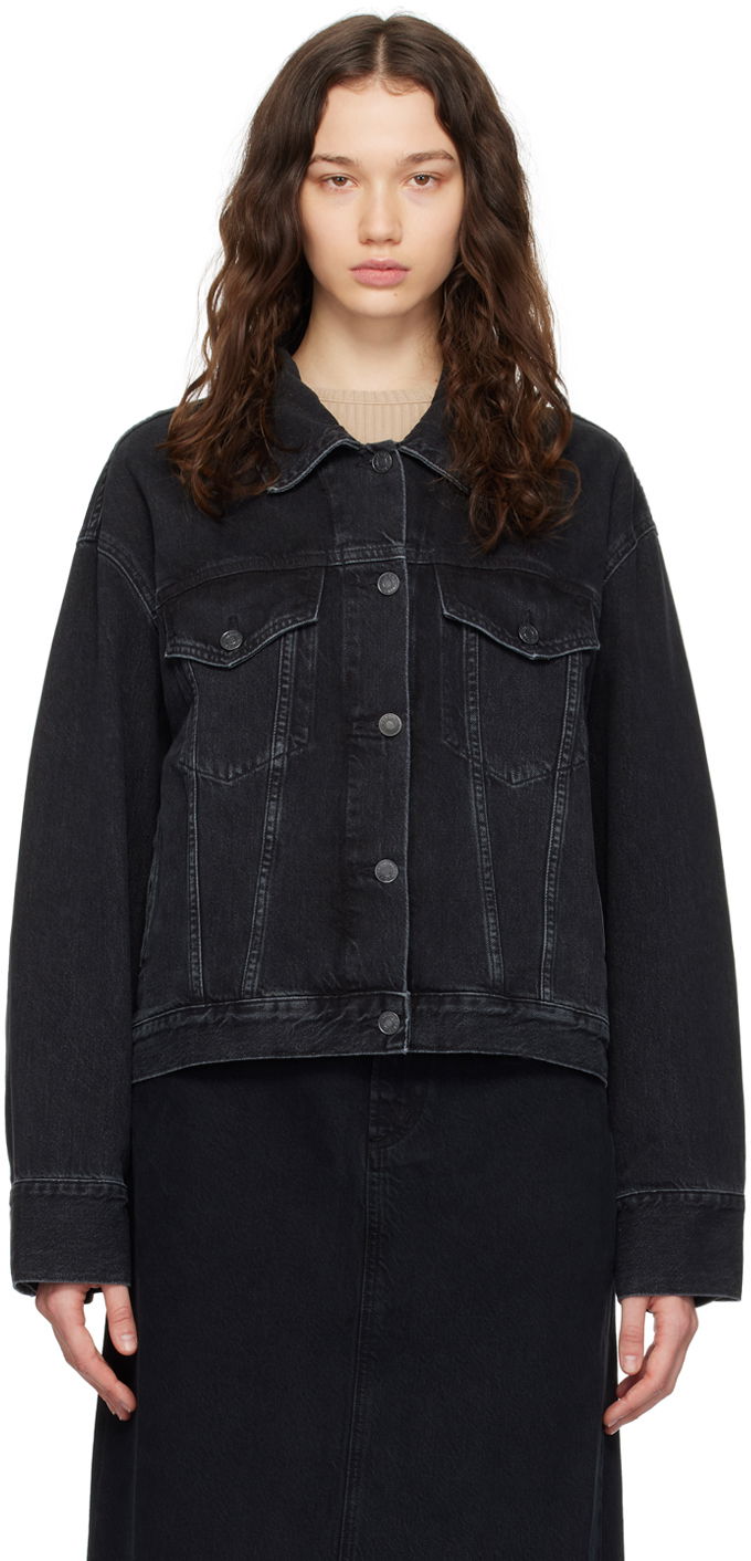 Takki AGOLDE Martika Denim Jacket Musta | A5024-1557