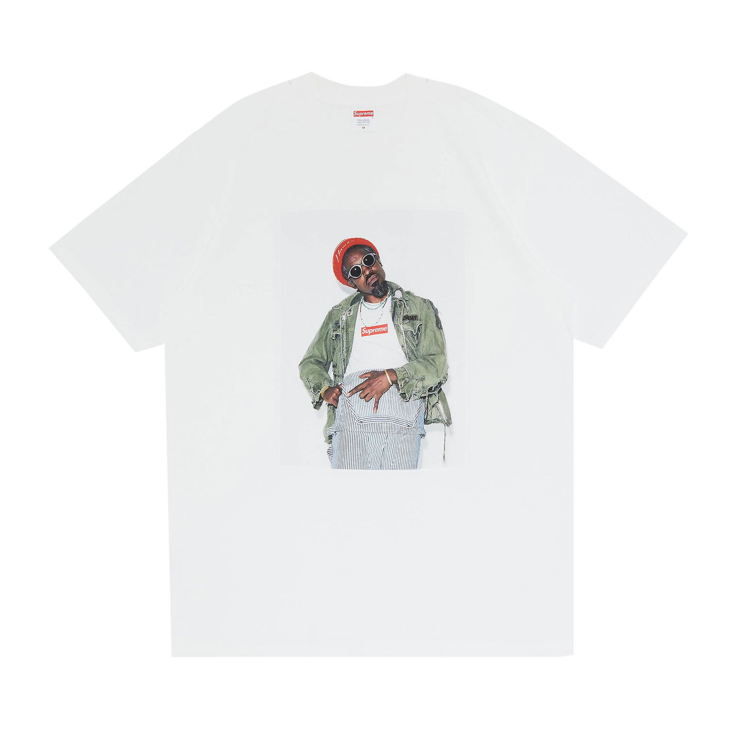 T-paita Supreme André 3000 Tee Valkoinen | FW22T51 WHITE, 1
