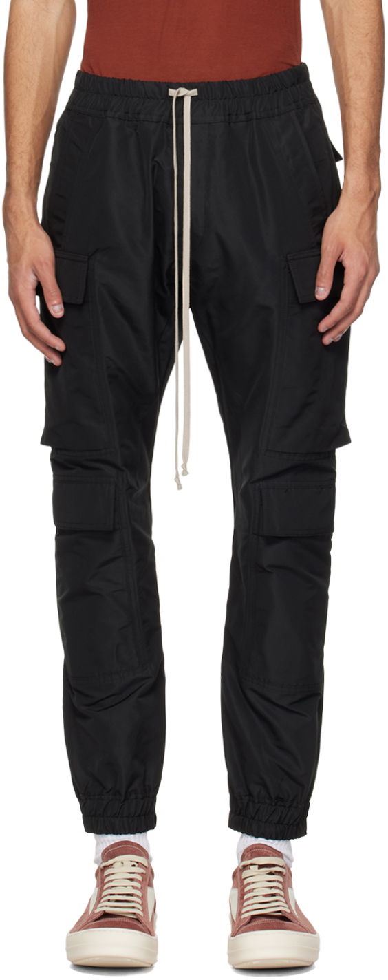Cargo housut Rick Owens Mastodon Cargo Pants Musta | RU01D3337 FK, 0