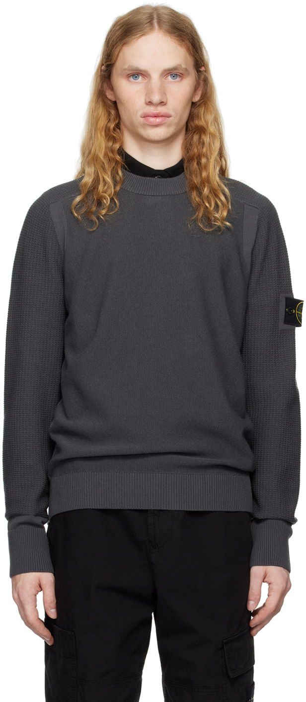 Villapaita Stone Island Sweater Harmaa | 8115534A4