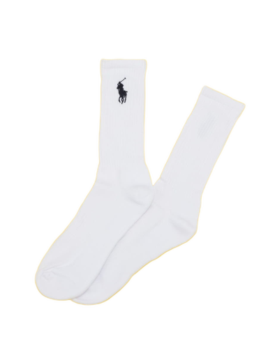 Sukat Polo by Ralph Lauren Classic Sport Socks Valkoinen | 449858064001