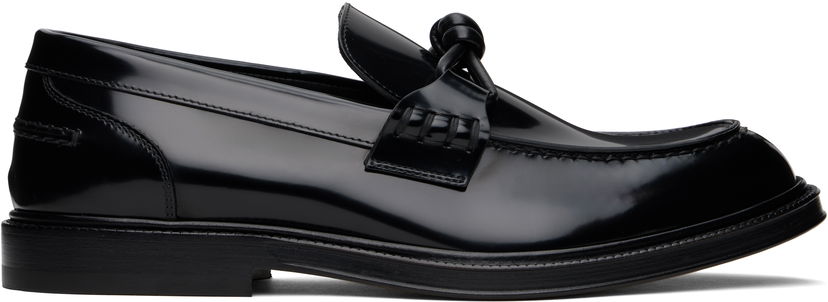 Tennarit ja kengät Bottega Veneta Bottega Veneta Astaire Knotted Loafers Musta | 816611V2CM01000