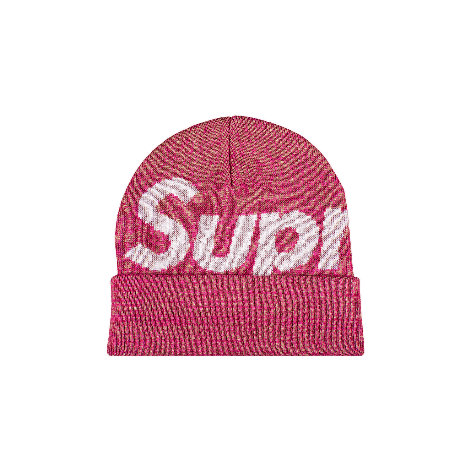 Pipo Supreme Big Logo Beanie Vaaleanpunainen | FW21BN56 MAGENTA STATIC, 0