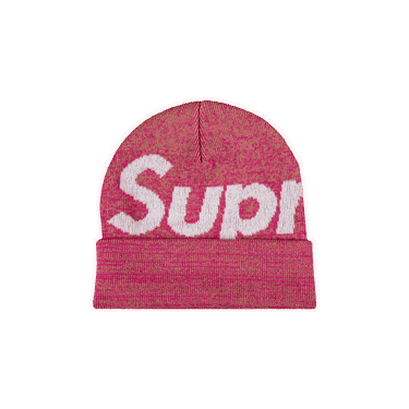 Pipo Supreme Big Logo Beanie Vaaleanpunainen | FW21BN56 MAGENTA STATIC, 0