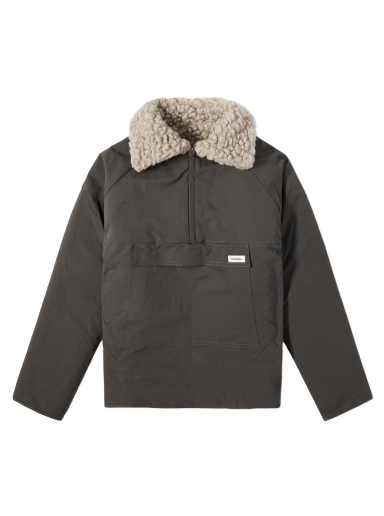 Takki Nanushka Louka Chunky Sherpa Half Zip Vihreä | NM22PFOW00969