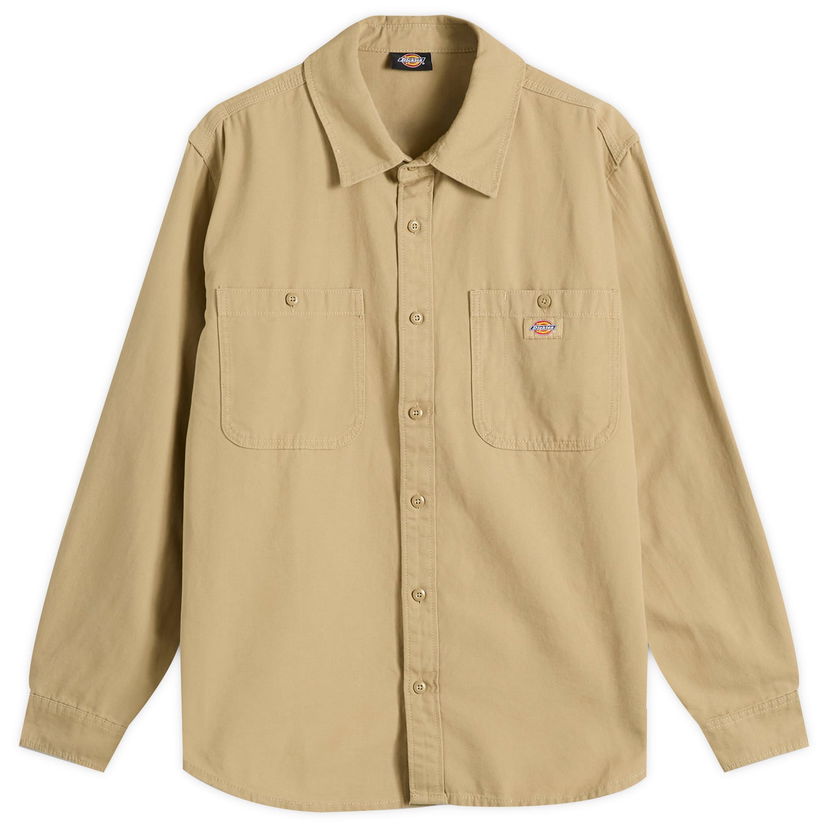 Paita Dickies Canvas Shirt, Size Large Beige | DK0A87PR0DS1