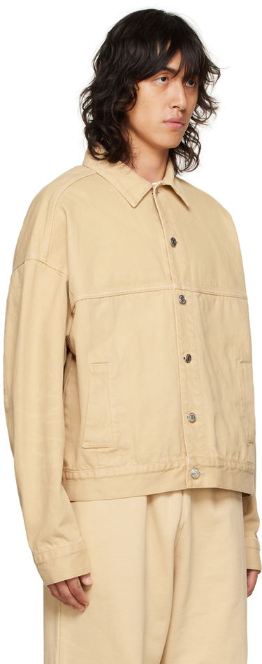 Takki We11done We11done Trucker Denim Jacket Beige | WD-DJ3-22-376-U-BG, 1