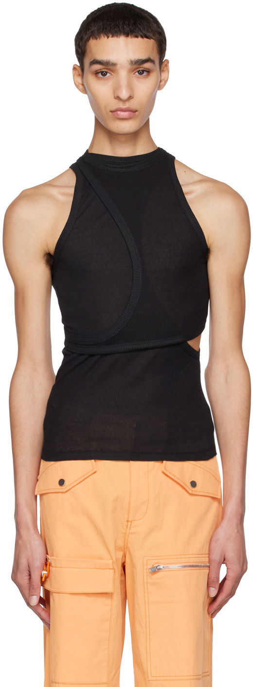 Tankkitoppi Dion Lee Modular Tank Top Musta | C3101R23