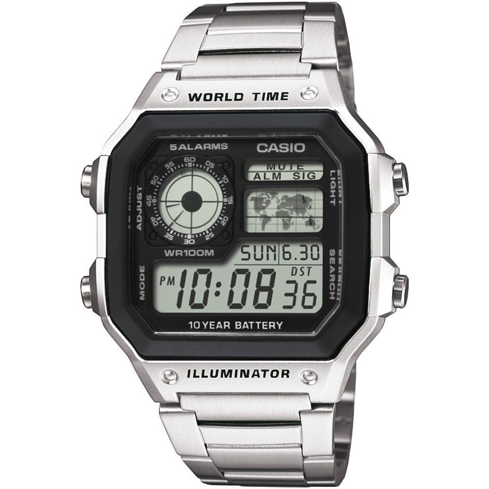 Katsella CASIO Collection Metallinen | AE-1200WHD-1AVEF, 1