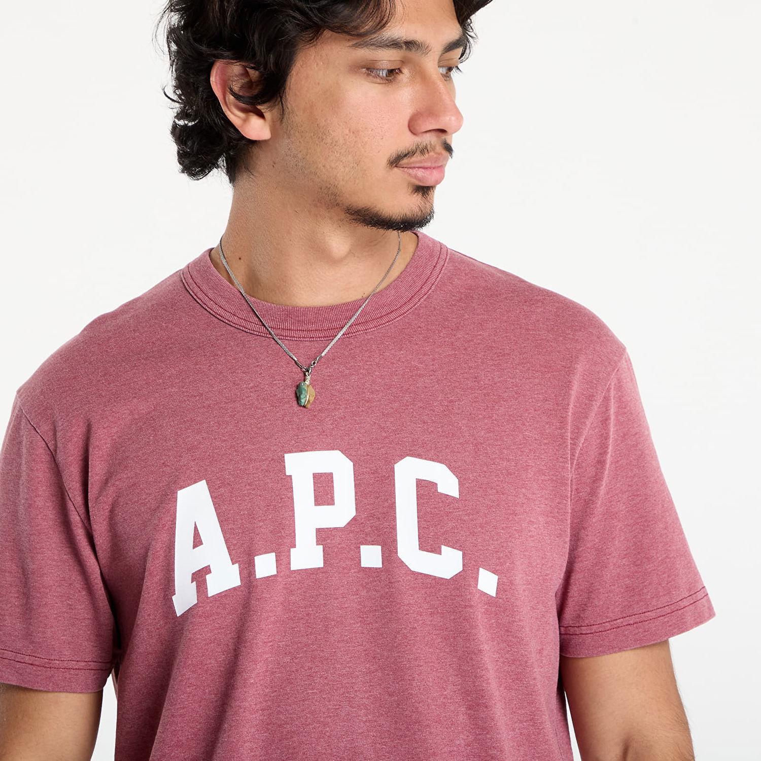 T-paita A.P.C. A.P.C. Marcus T-Shirt Burgundia | COHKV-H26537 GAV, 1