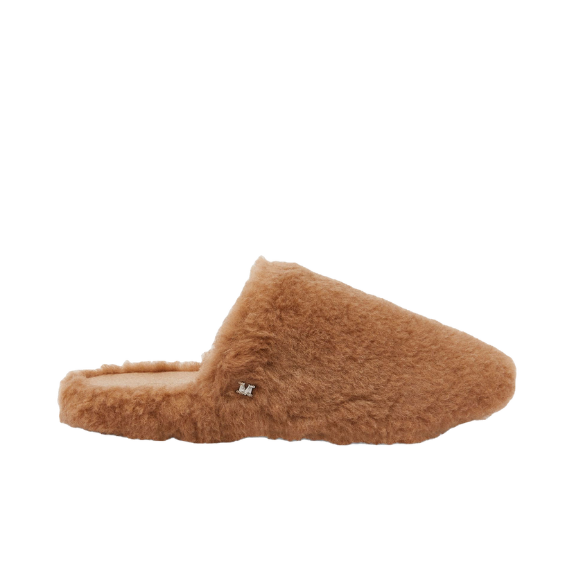 Tennarit ja kengät Max Mara Shearling Teddy Slippers Ruskea | 2424526172600-001