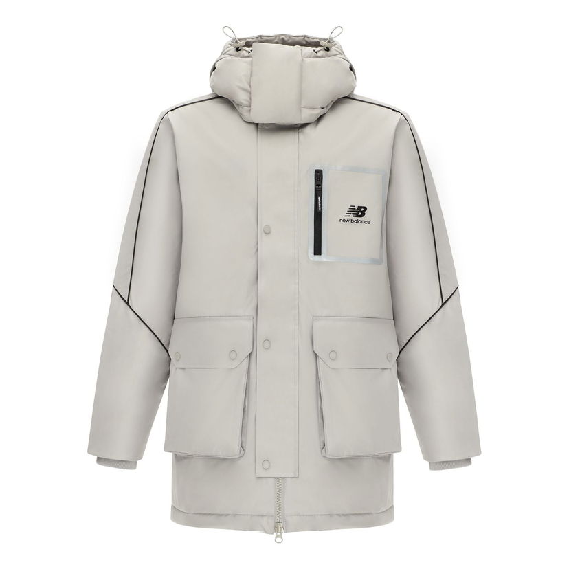 Parka New Balance Sportswear Hooded Jacket Harmaa | AMJ14320-ARF