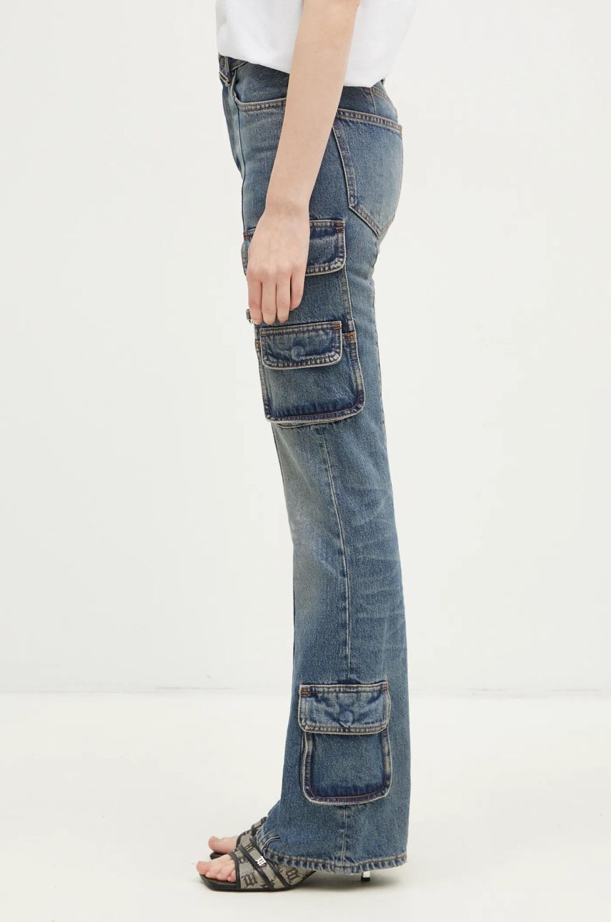 Jeans Fiorucci Multipocket Flared High Waist Jeans Sininen | U01FMDJE083DN01DN02, 1