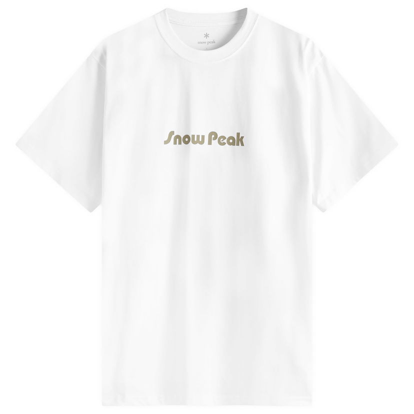 T-paita Snow Peak Unwind T-Shirt, Size Large Valkoinen | TS-25SU105-WH