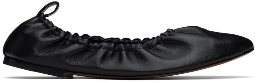 Vaatteet The Row The Row Glove Leather Flats Musta | F1372-SPN60