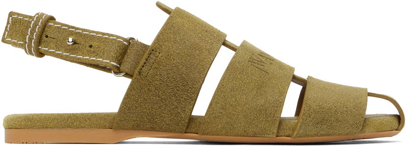 Vaatteet JW Anderson JW Anderson Suede Fisherman Sandals Vihreä | SN0084-LA0359