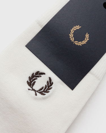 Vaatteet ja asusteet Fred Perry CLASSIC LAUREL WREATH SOCK Valkoinen | C7135-560, 2