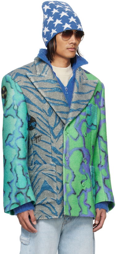 Takki ERL ERL Printed Blazer Vihreä | ERL07J032, 1