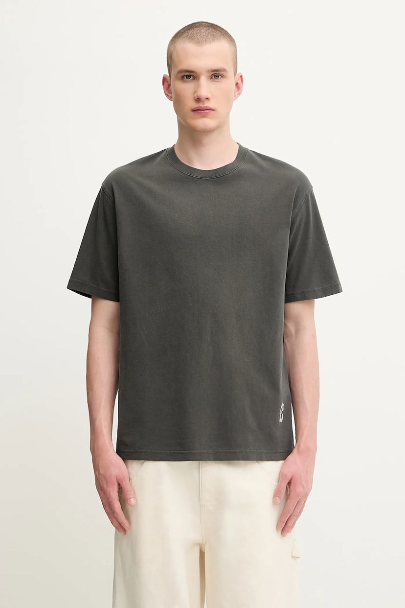 T-paita Samsoe Samsoe Samsoe Samsoe SASWIRL T-Shirt Harmaa | U25200007