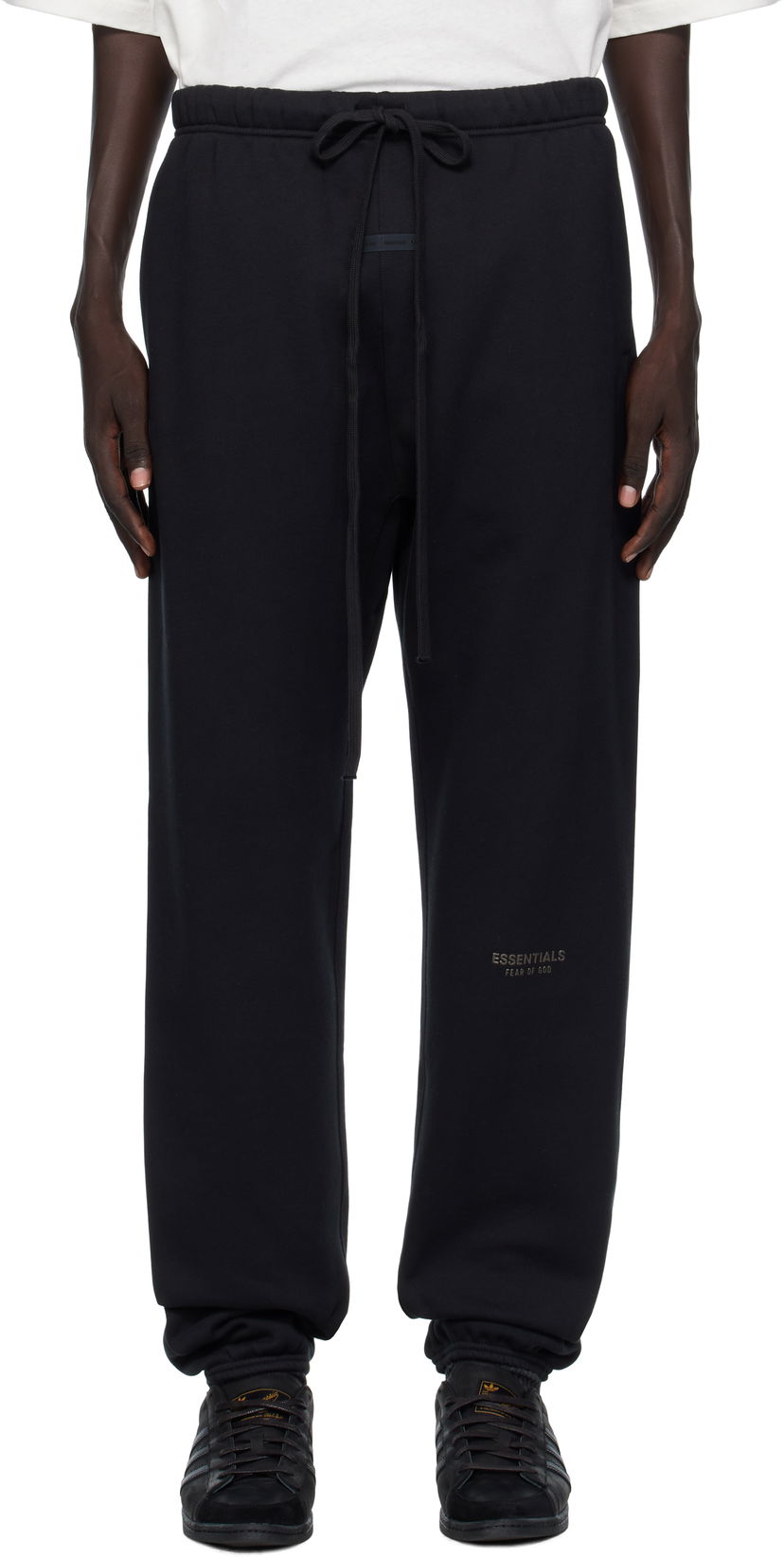 Verryttelyhousut Fear of God Fear of God ESSENTIALS Vintage Fleece Sweatpants Musta | 130SP258040F