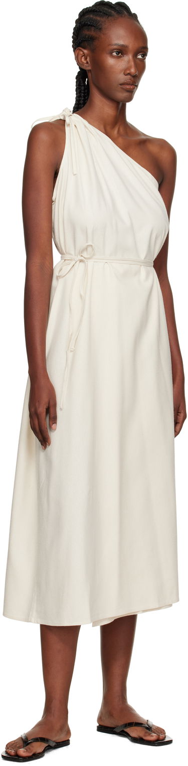 Mekko Baserange Baserange View One-Shoulder Midi Dress Valkoinen | DRVI-WS-AU25, 3
