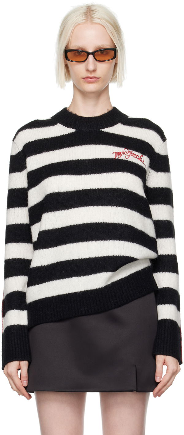 Villapaita Marc Jacobs Marc Jacobs Striped Brushed Logo Sweater Monivärinen | 2F4RTP061K07