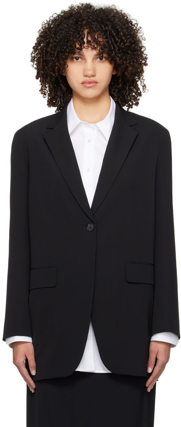 Takki The Row Obine Single-Button Blazer Musta | 5225-W1973