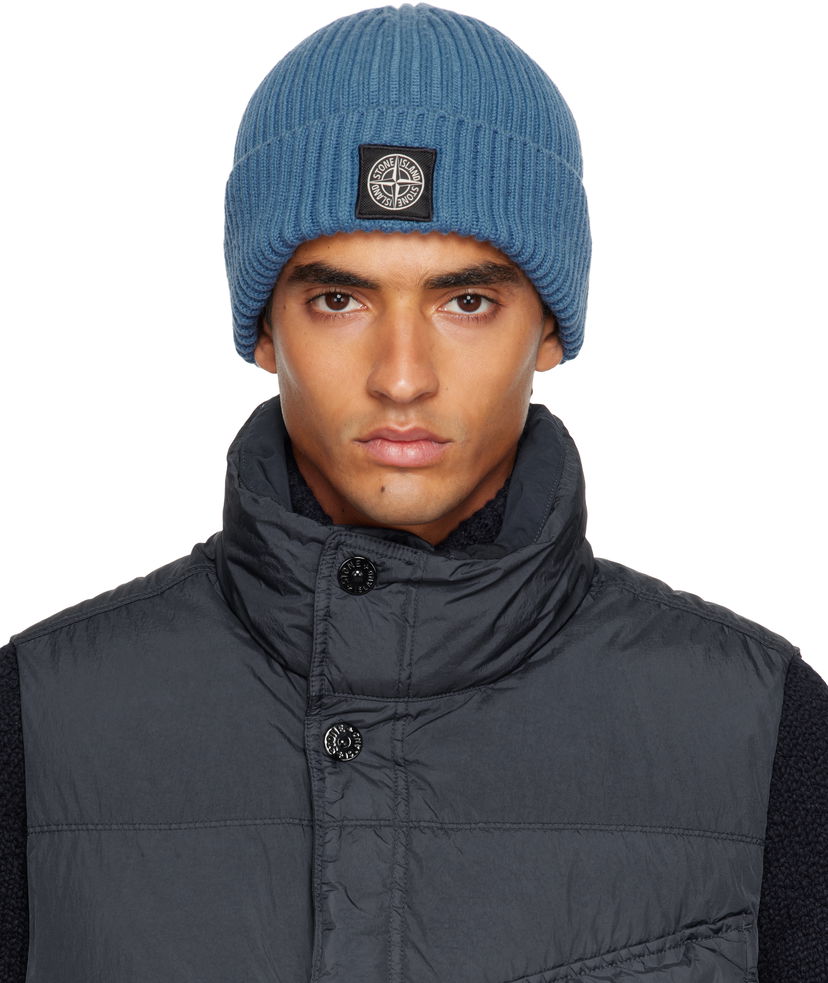 Pipo Stone Island Full Rib Beanie Sininen | S15 N100002 S00C3