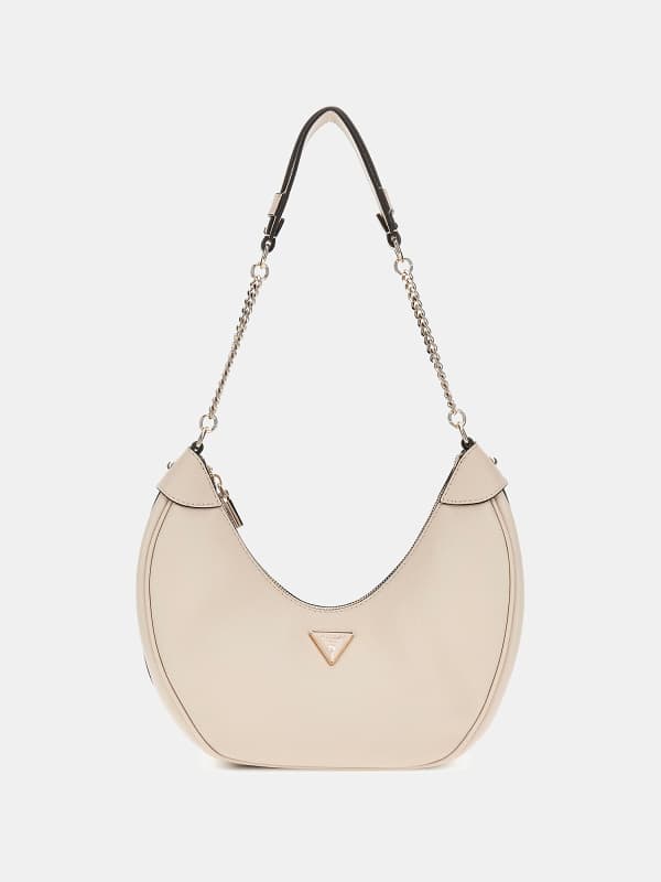 Olkalaukku GUESS Beige Shoulder Bag with Chain Strap Beige | HWBG9519010