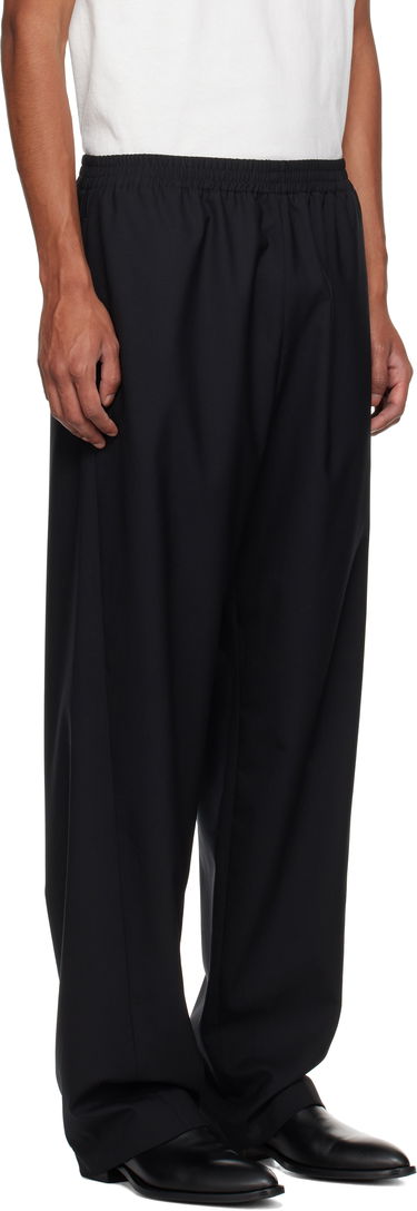 Housut The Row Konan Elastic Waist Trousers Musta | 803-W3464, 1