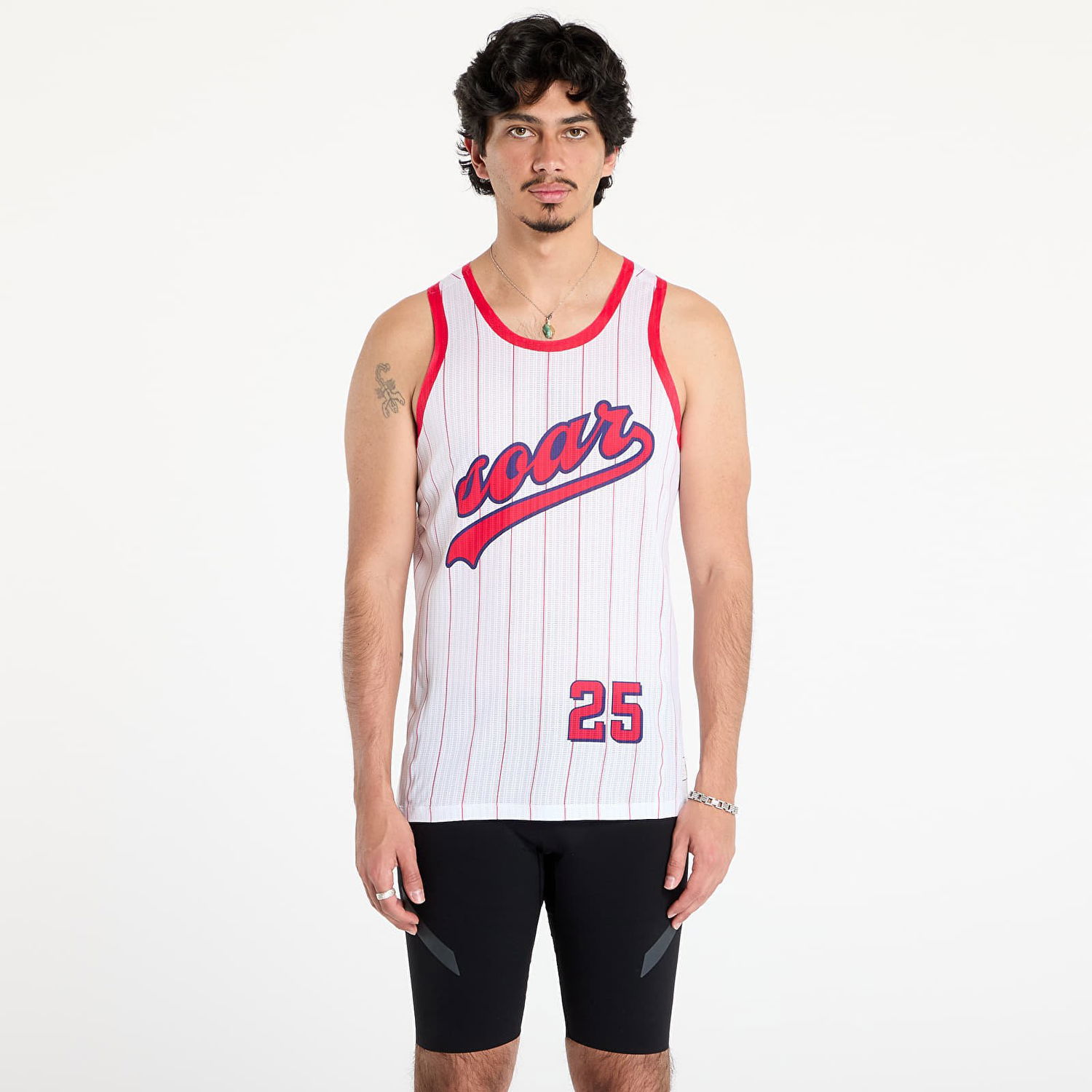 Tankkitoppi Soar Running SOAR American Race Vest Valkoinen | SS25-SV6M-WHI/RED, 0